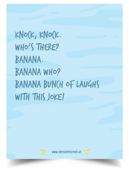 Funny Banana Knock Knock Jokes