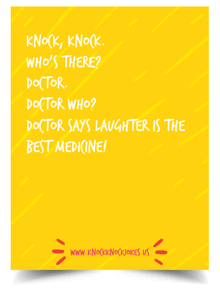 Funny Knock Knock Jokes for Sick Person