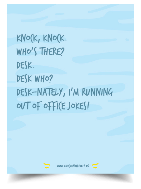 Funny Knock Knock Jokes for Work