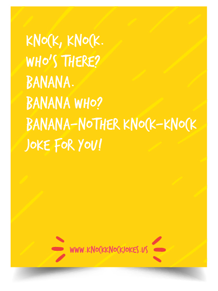Knock Knock Who's There Banana Jokes